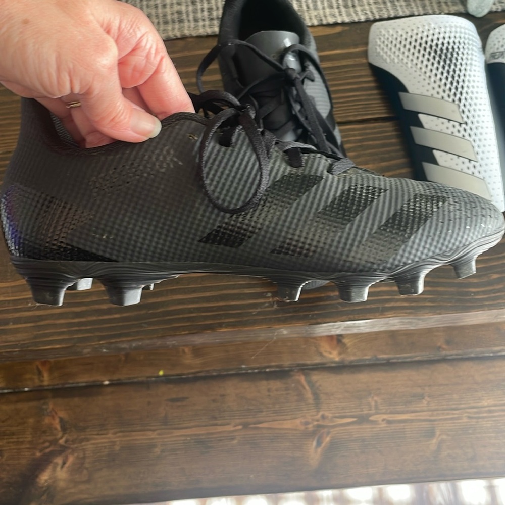 Women’s size 7 - used once! Shin guards and socks included!